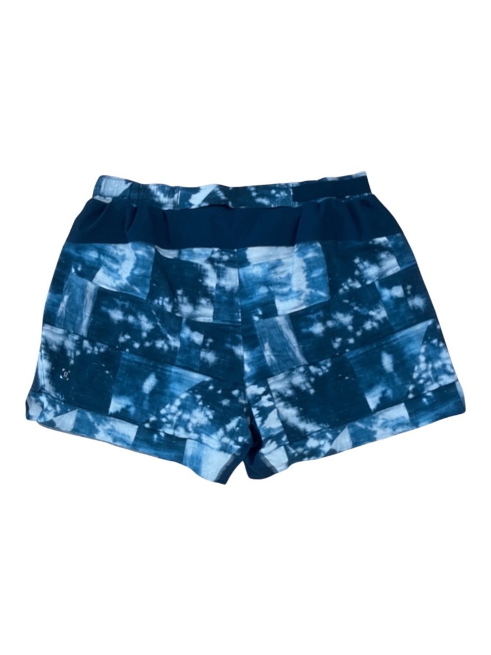 Lululemon Surge Short 4" Updated Out Of Mind Mini Bleached Indigo Starlight - Picture 2 of 10